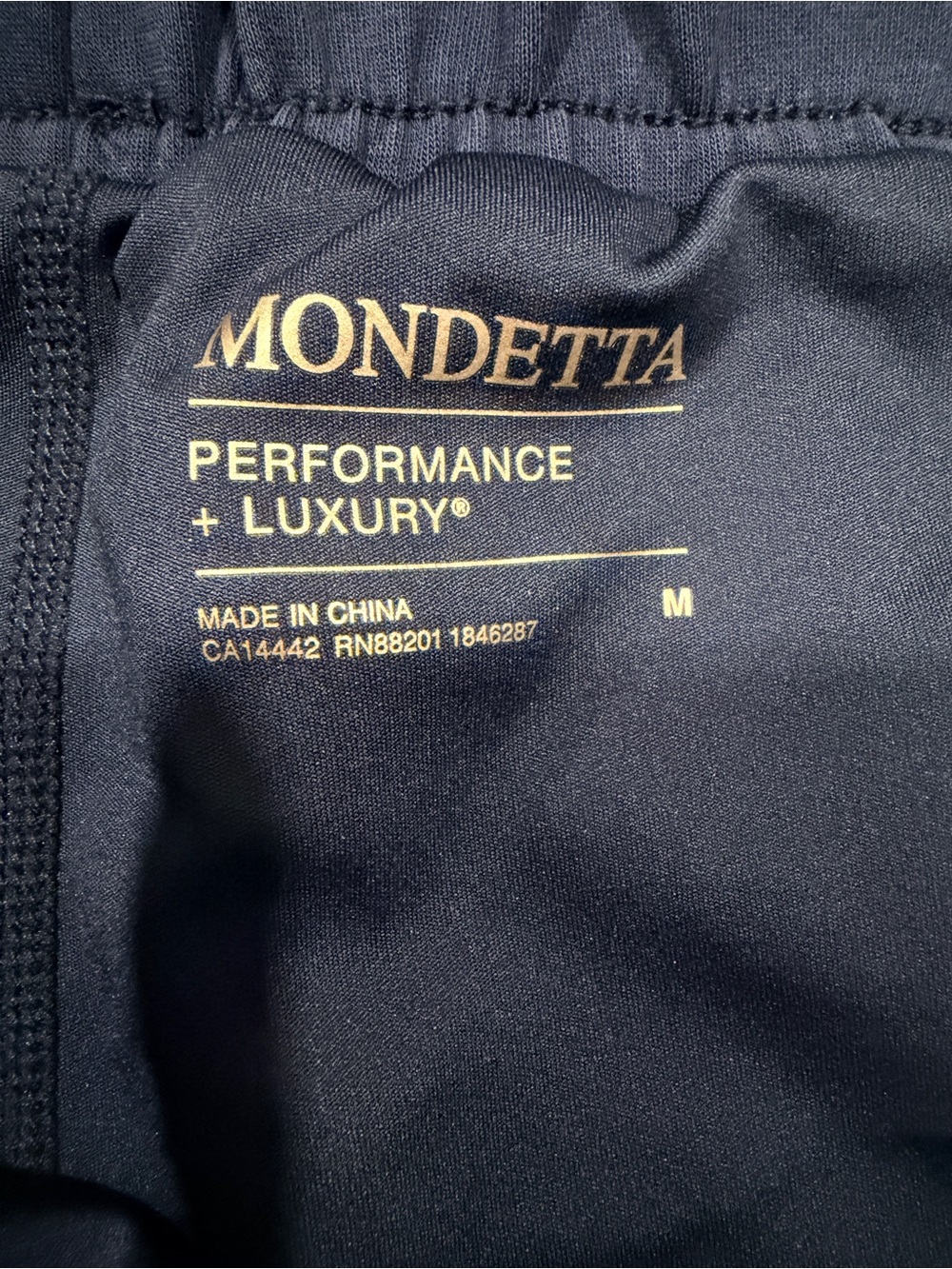 Mondetta Navy Elastic-Waist Mini Skirt (0023) - Picture 3 of 8